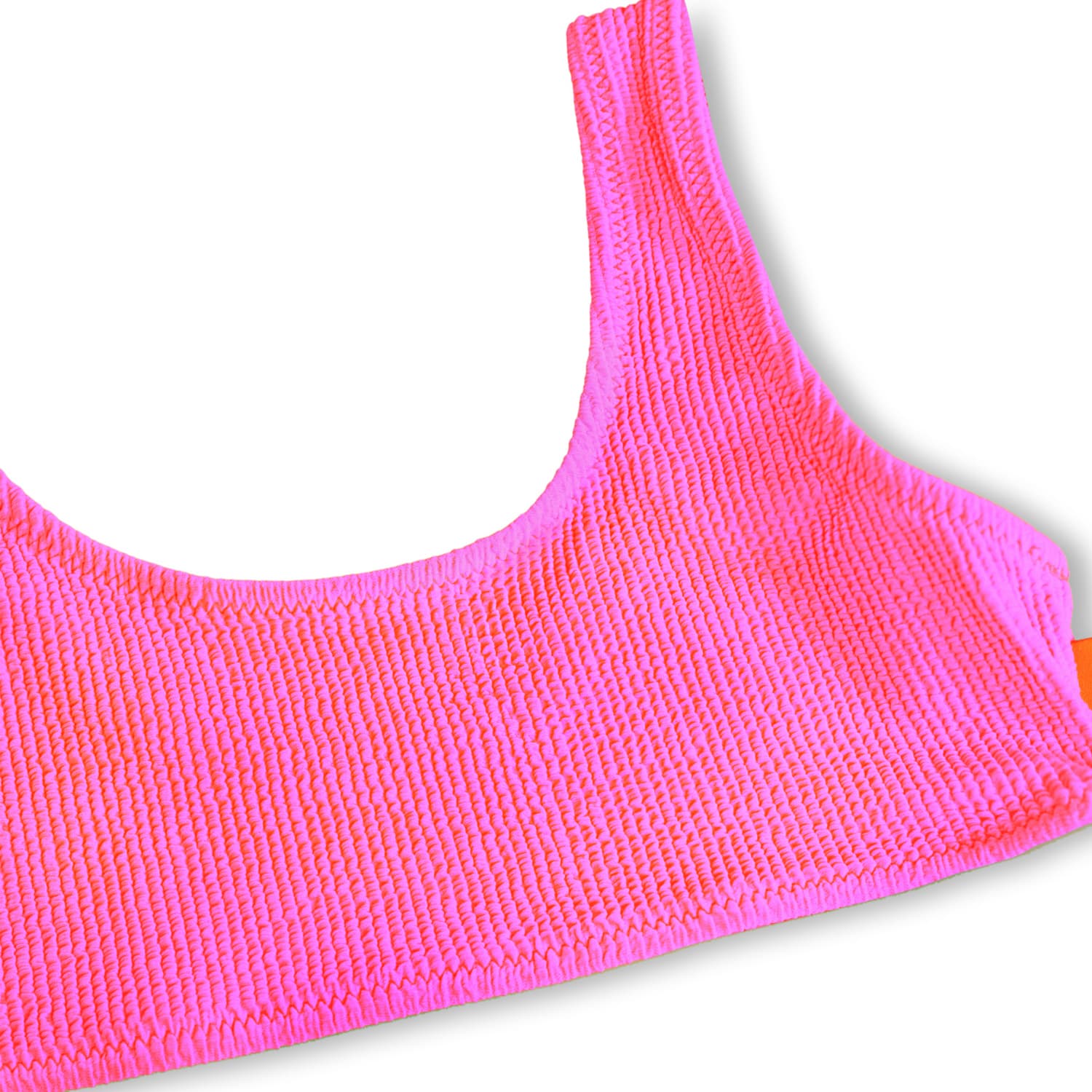 Molo Nola Crepe Bikini - Neon Pink
