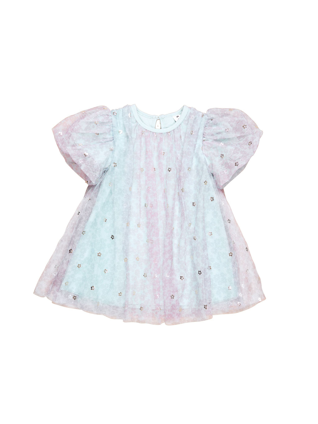 Huxbaby Party Dress - Rainbow Flower Tulle