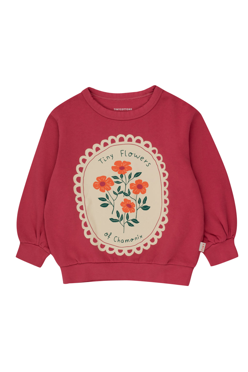 Tiny Cottons Tiny Flowers Sweatshirt - Berry