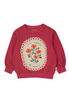Tiny Cottons Tiny Flowers Sweatshirt - Berry