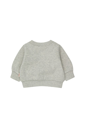 Tiny Cottons Doux Chamonix Baby Sweatshirt - Light Cream Heather