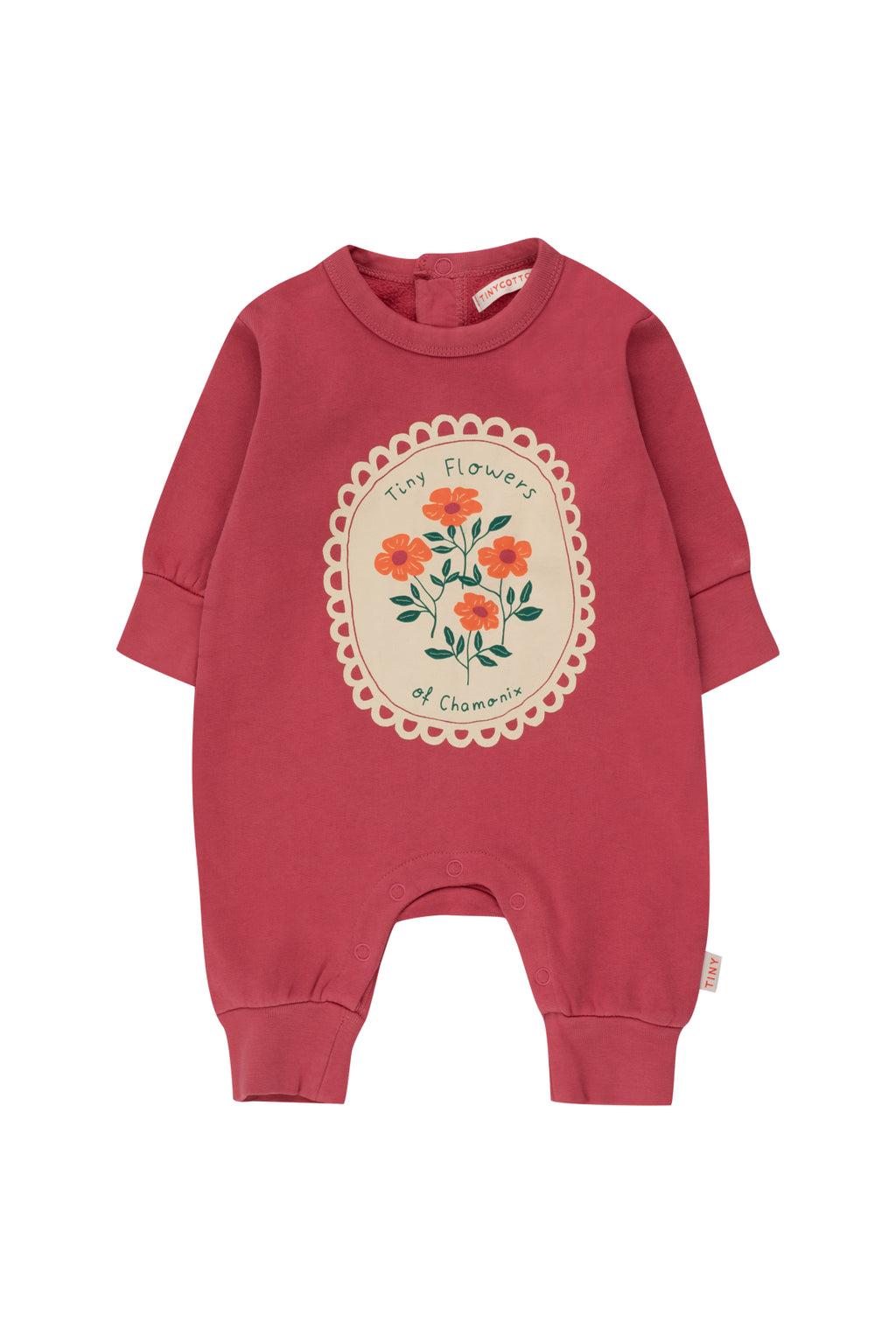 Tiny Cottons Tiny Flowers One Piece - Berry
