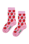 Tiny Cottons Raspberries Medium Socks - Pink