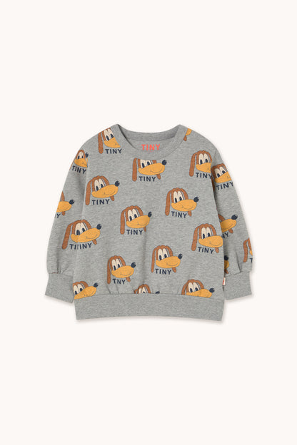 Tiny Cottons Dogs Sweatshirt - Medium Grey Heather