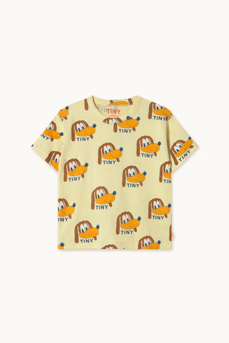 Tiny Cottons Dogs Tee - Dusty Yellow