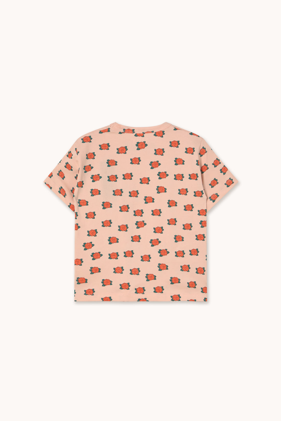 Tiny Cottons Camelias Tee - Wild Rose