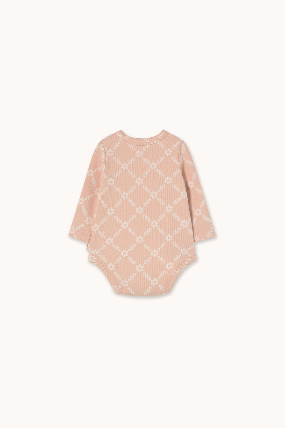 Tiny Cottons Flower Grid Rib Crossed Body - Wild Rose