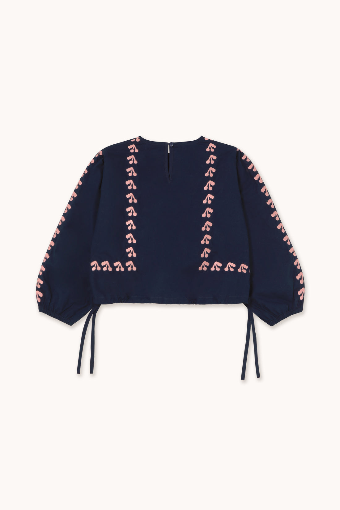 Tiny Cottons Mini Cherries Blouse - Navy