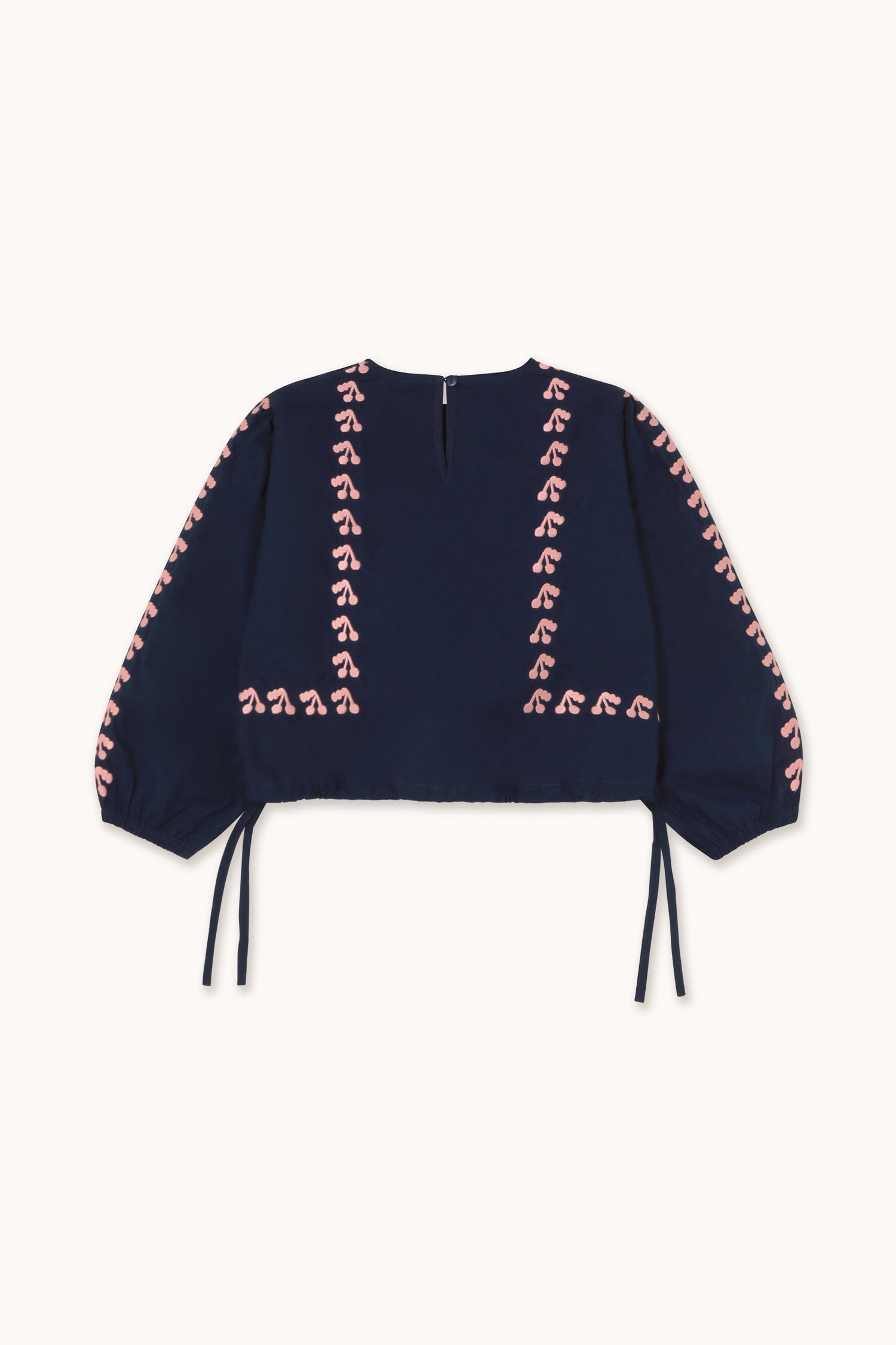 Tiny Cottons Mini Cherries Blouse - Navy