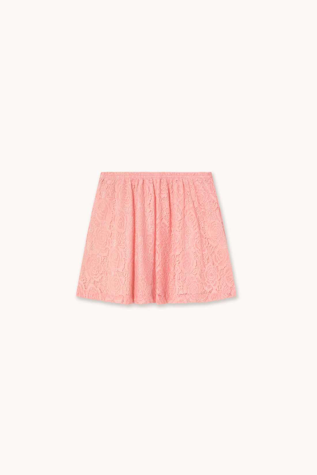 Tiny Cottons Lace Fabric Skirt - Pink