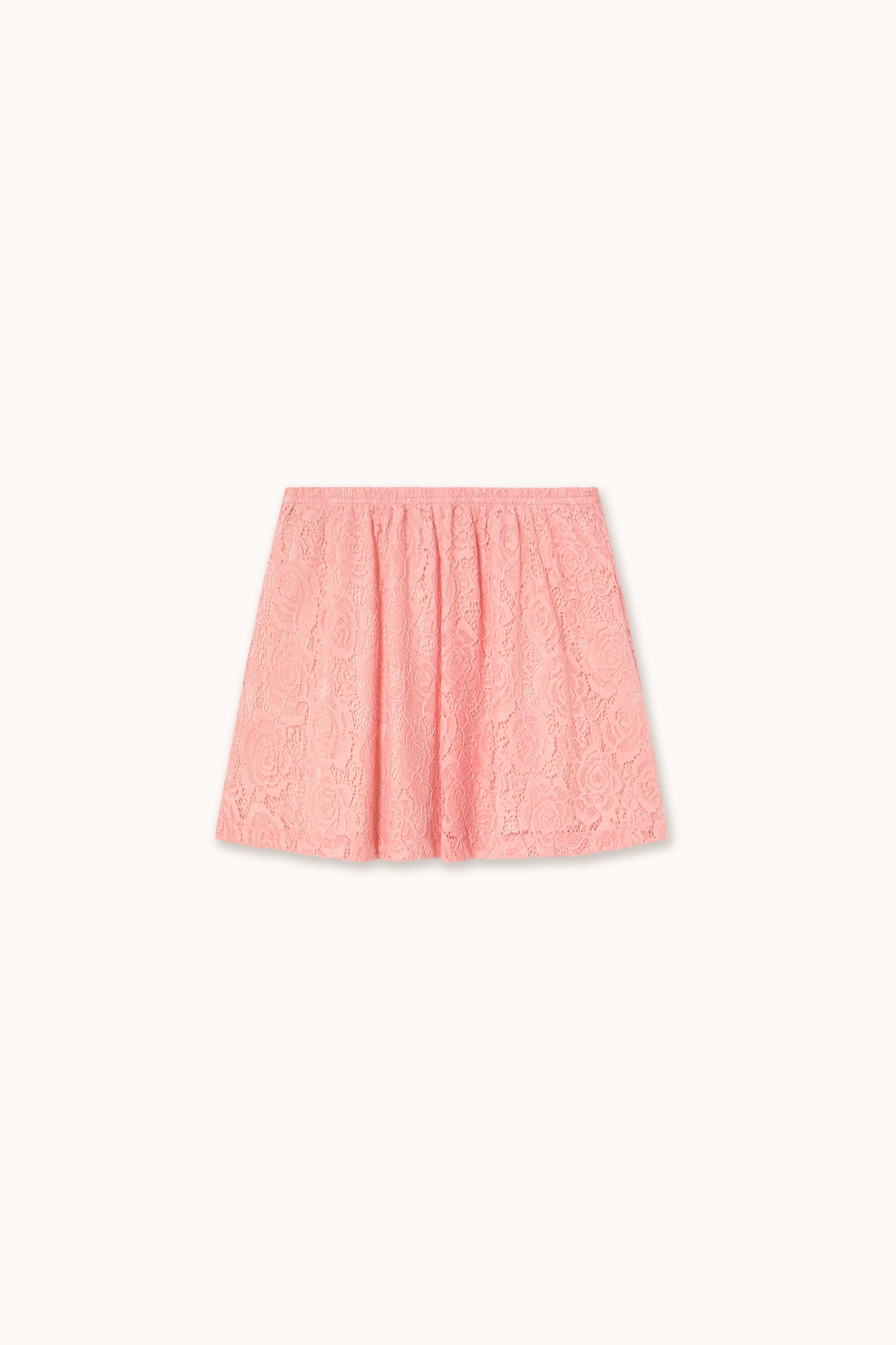 Tiny Cottons Lace Fabric Skirt - Pink