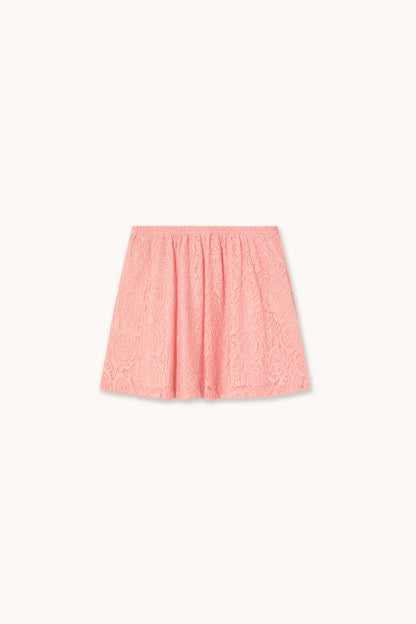 Tiny Cottons Lace Fabric Skirt - Pink