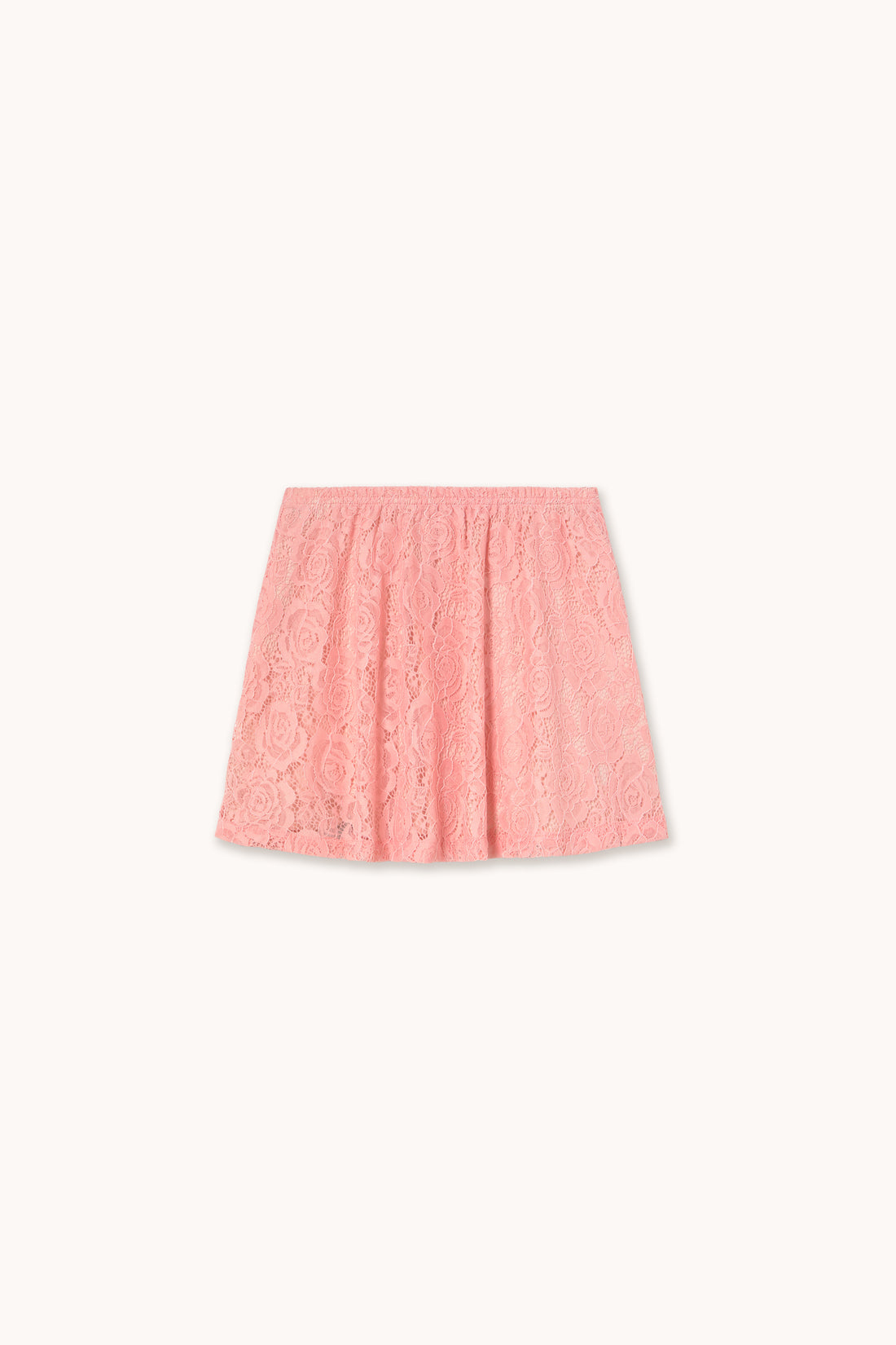 Tiny Cottons Lace Fabric Skirt - Pink