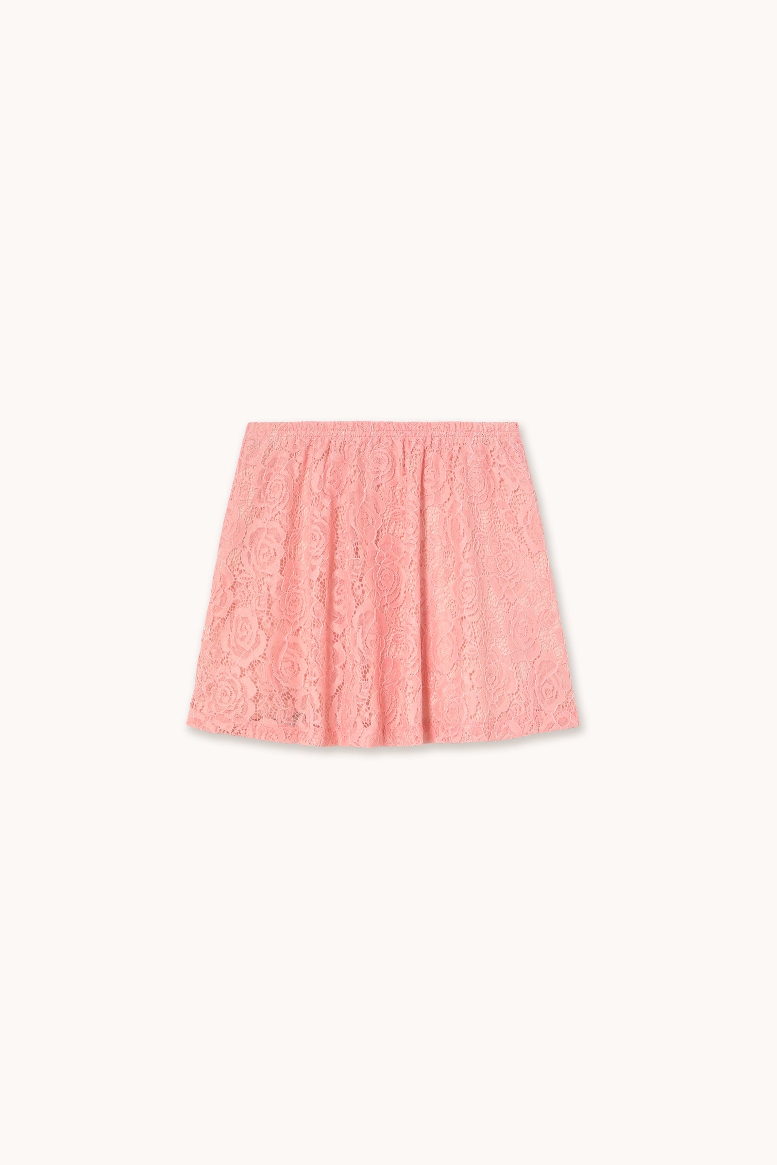 Tiny Cottons Lace Fabric Skirt - Pink