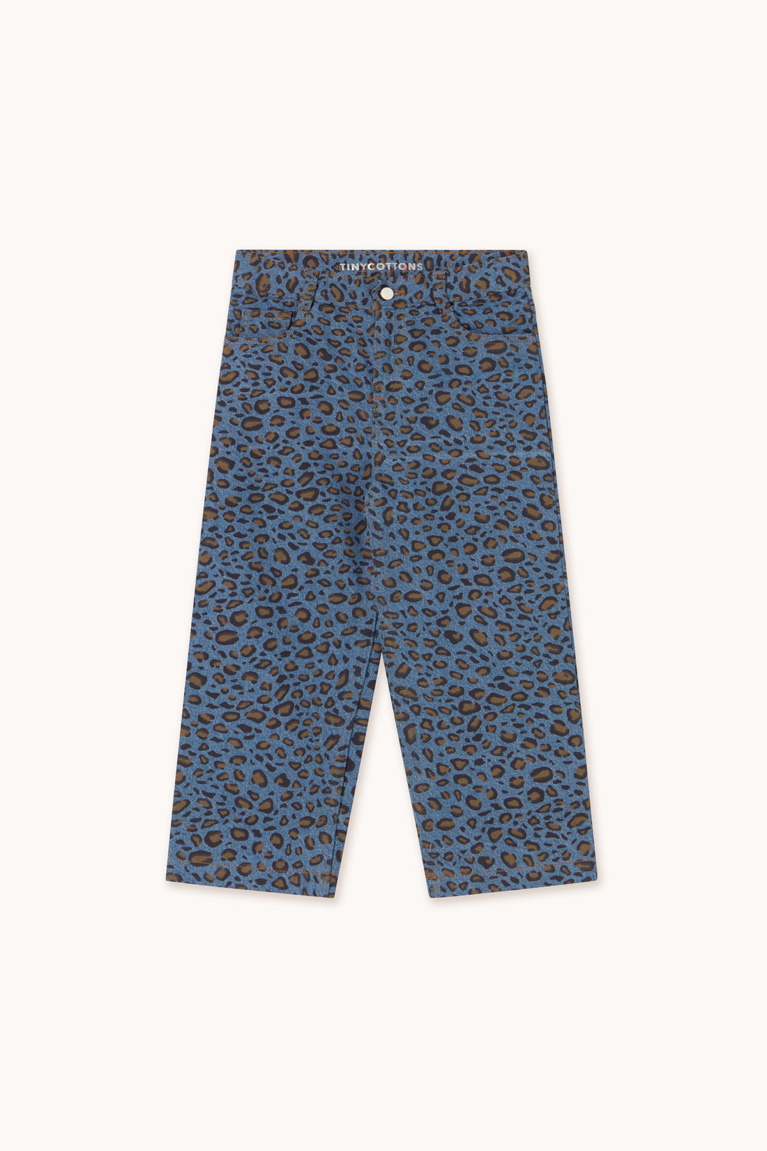 Tiny Cottons Animal Print Jeans - Dark Blue