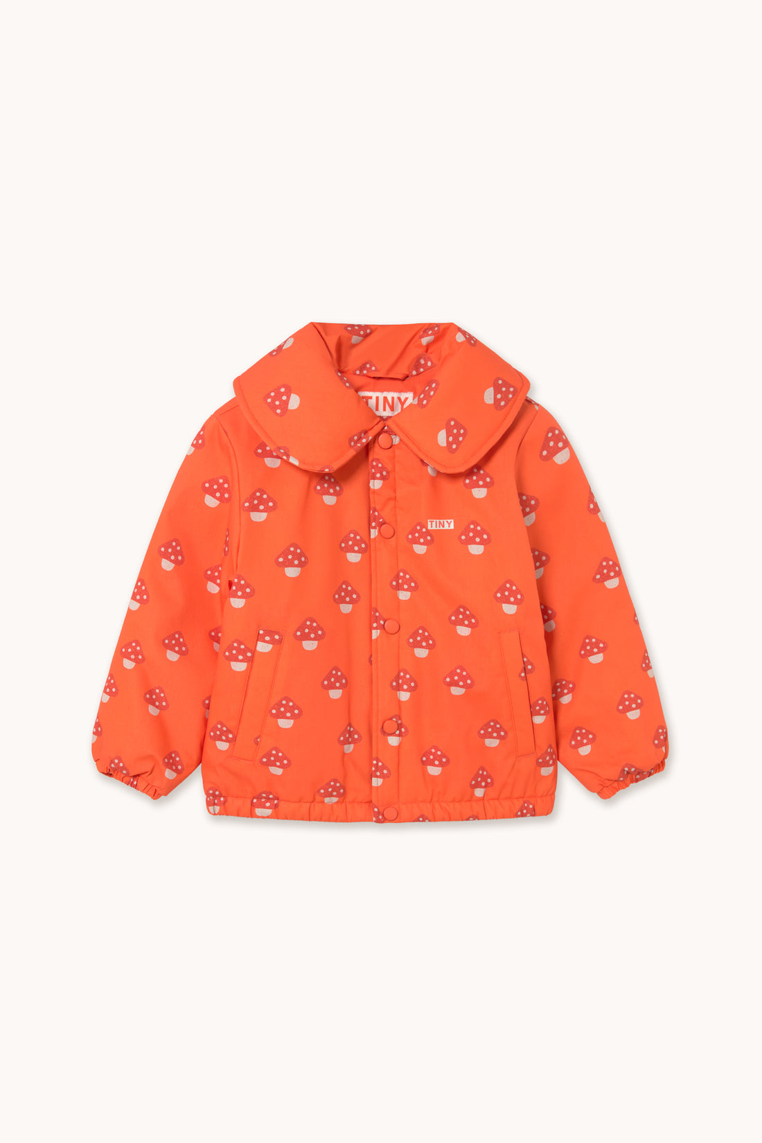 Tiny Cottons Tiny Mushrooms Padded Jacket - Summer Red