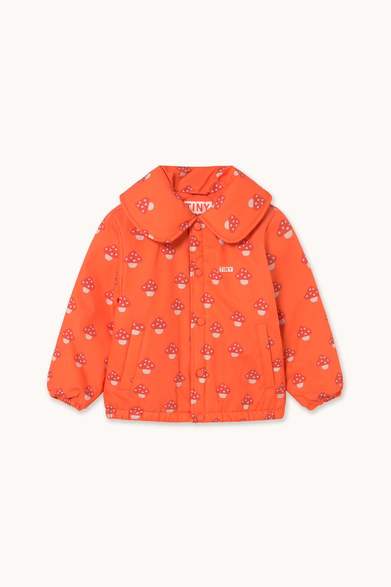 Tiny Cottons Tiny Mushrooms Padded Jacket - Summer Red