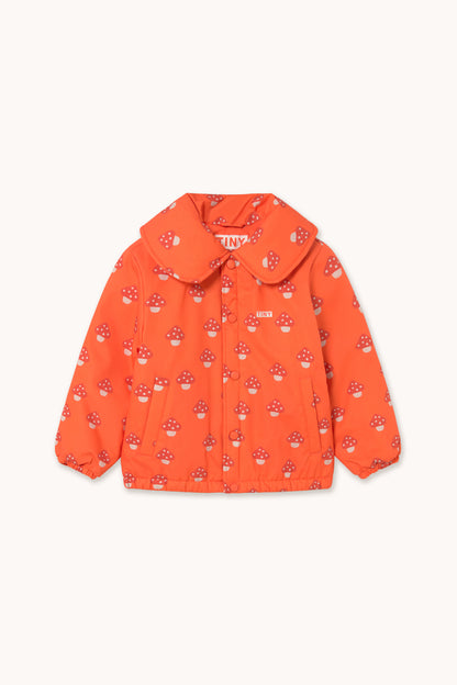 Tiny Cottons Tiny Mushrooms Padded Jacket - Summer Red