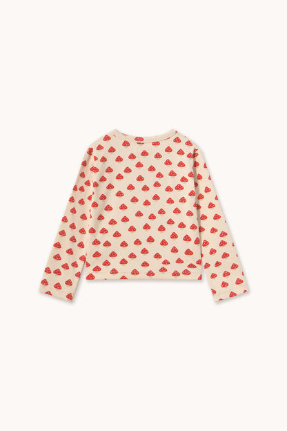 Tiny Cottons Mini Mushrooms Rib Jacket - Ivory