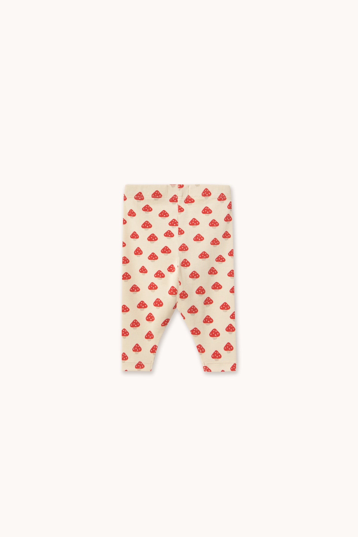 Tiny Cottons Mini Mushrooms Rib Baby Pant - Ivory