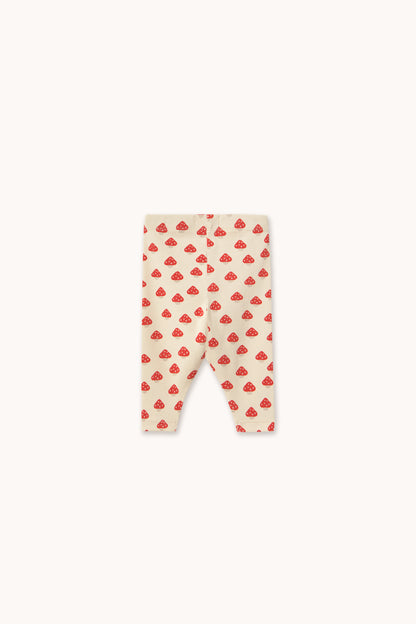 Tiny Cottons Mini Mushrooms Rib Baby Pant - Ivory
