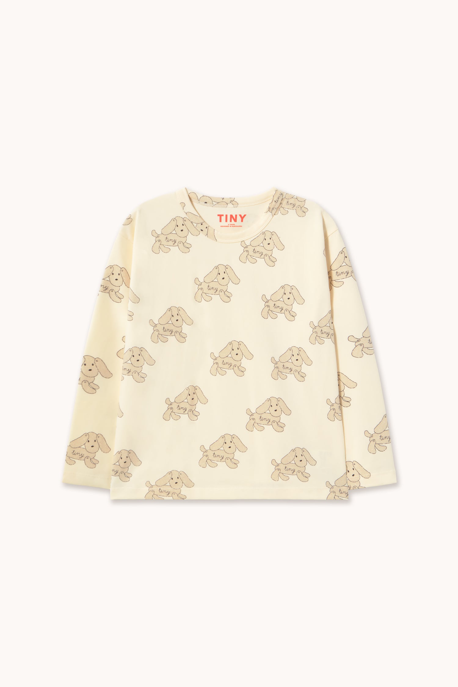 Tiny Cottons Dogs Tee - Vanilla
