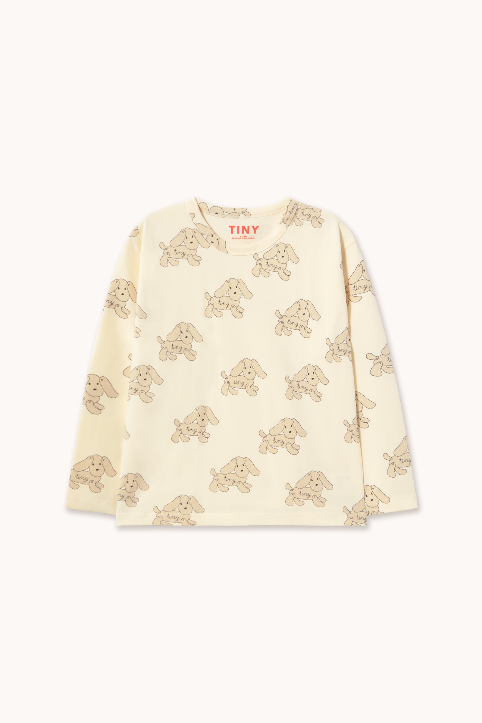 Tiny Cottons Dogs Tee - Vanilla