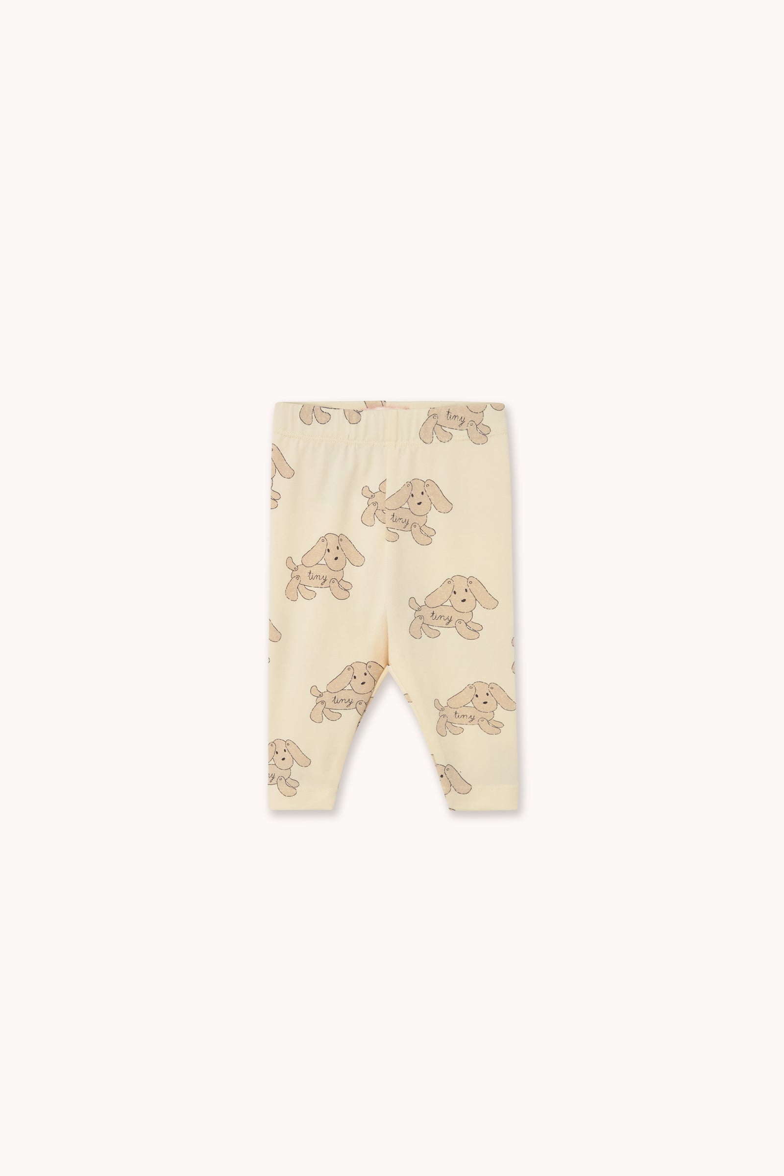 Tiny Cottons Dogs Baby Leggings - Vanilla