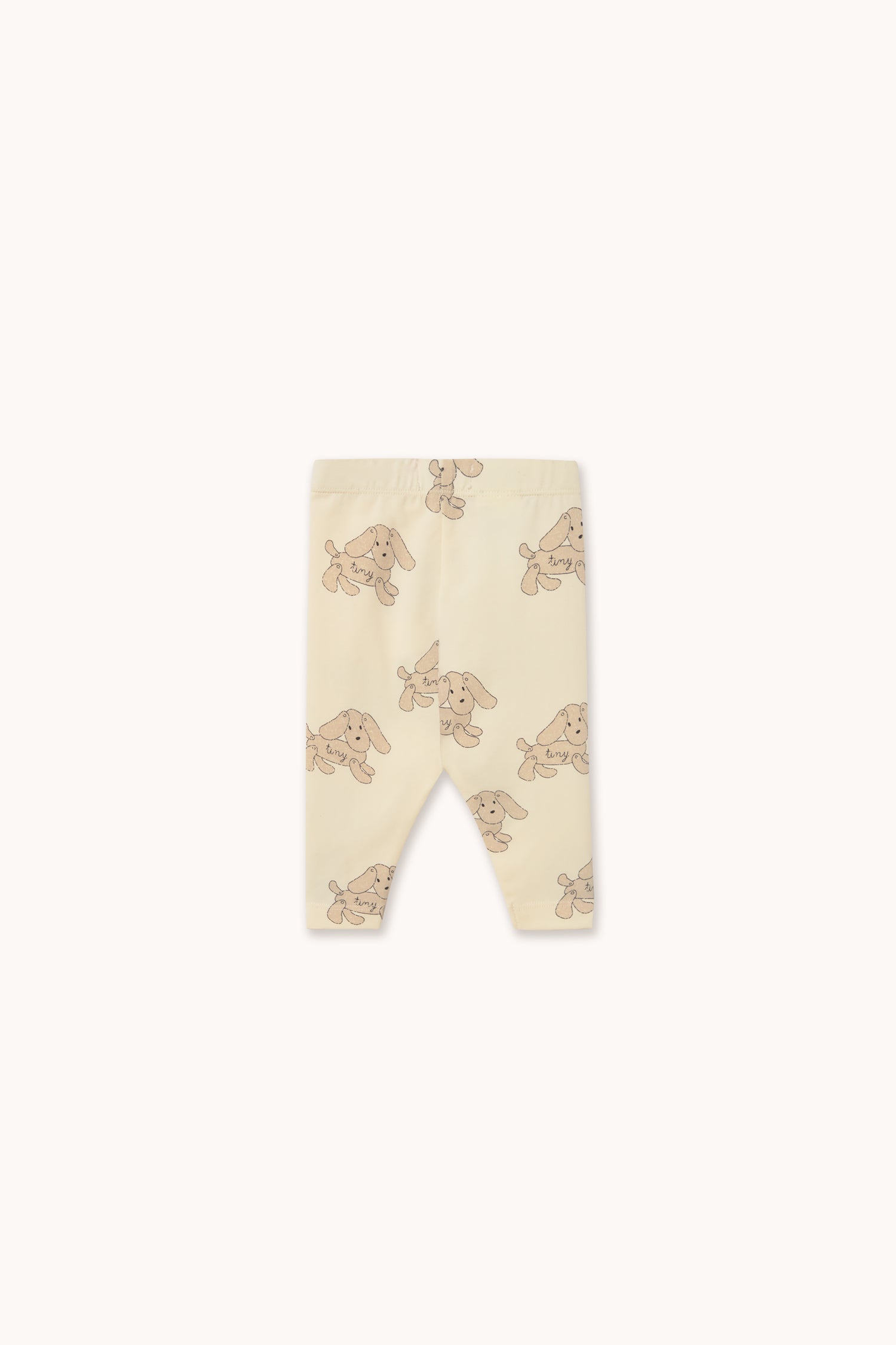 Tiny Cottons Dogs Baby Leggings - Vanilla