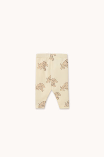 Tiny Cottons Dogs Baby Leggings - Vanilla