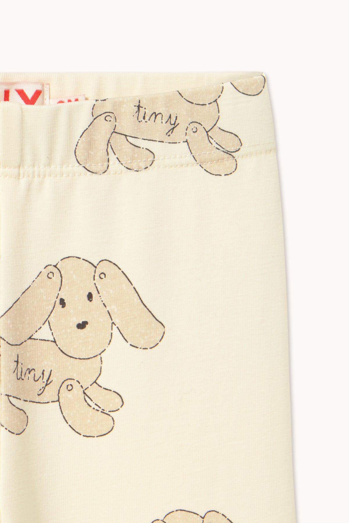 Tiny Cottons Dogs Baby Leggings - Vanilla