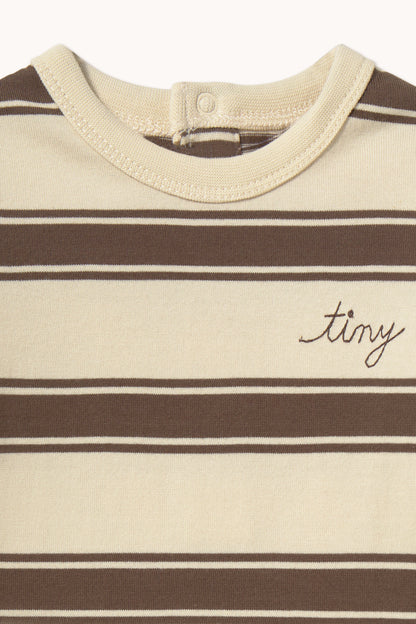 Tiny Cottons Retro Stripes Body - Cacao