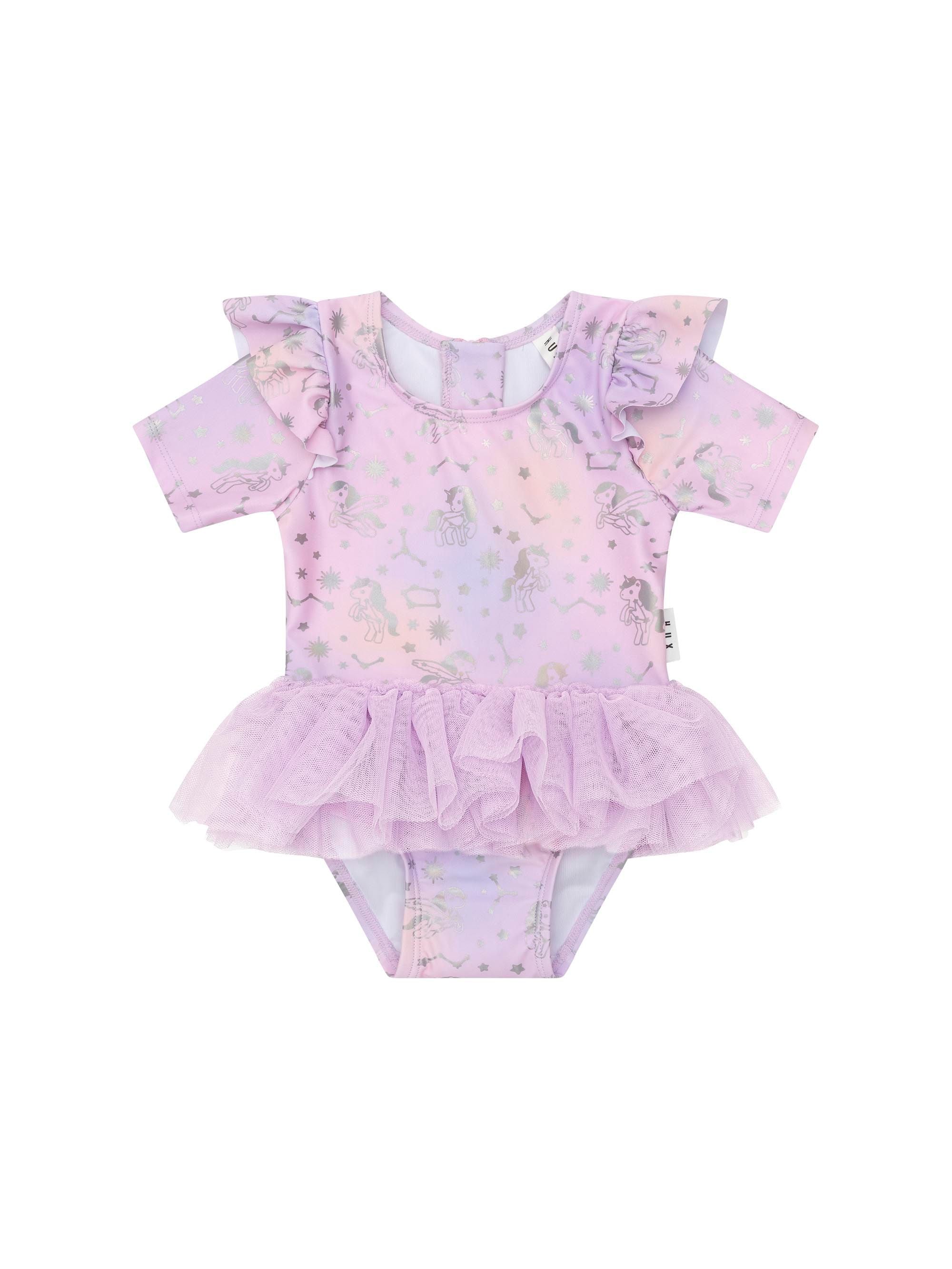 Huxbaby Cosmic Unicorn Ballet Swimsuit - Multi