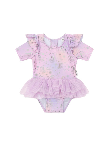 Huxbaby Cosmic Unicorn Ballet Swimsuit - Multi