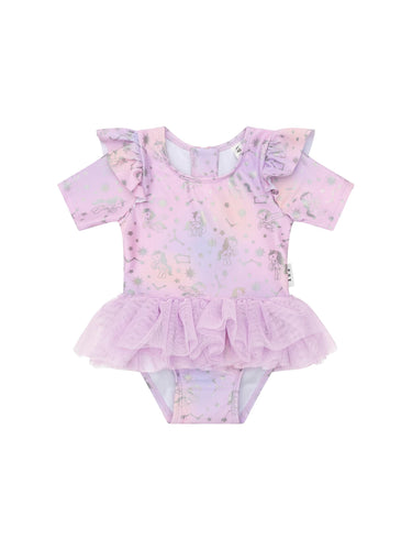 Huxbaby Cosmic Unicorn Ballet Swimsuit - Multi