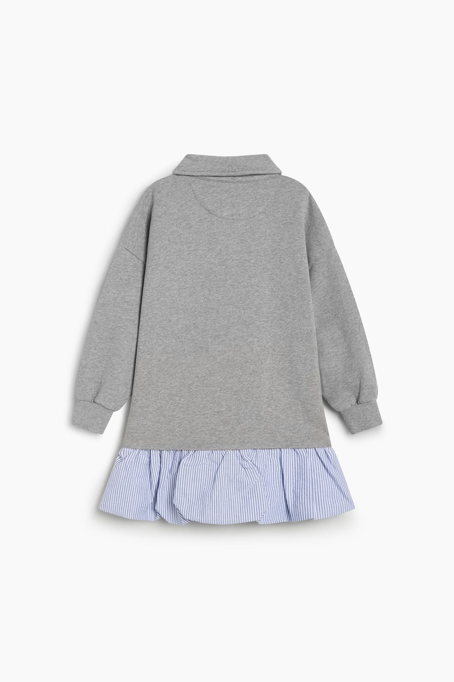 The New Society Ash Dress - Mid Grey Melange