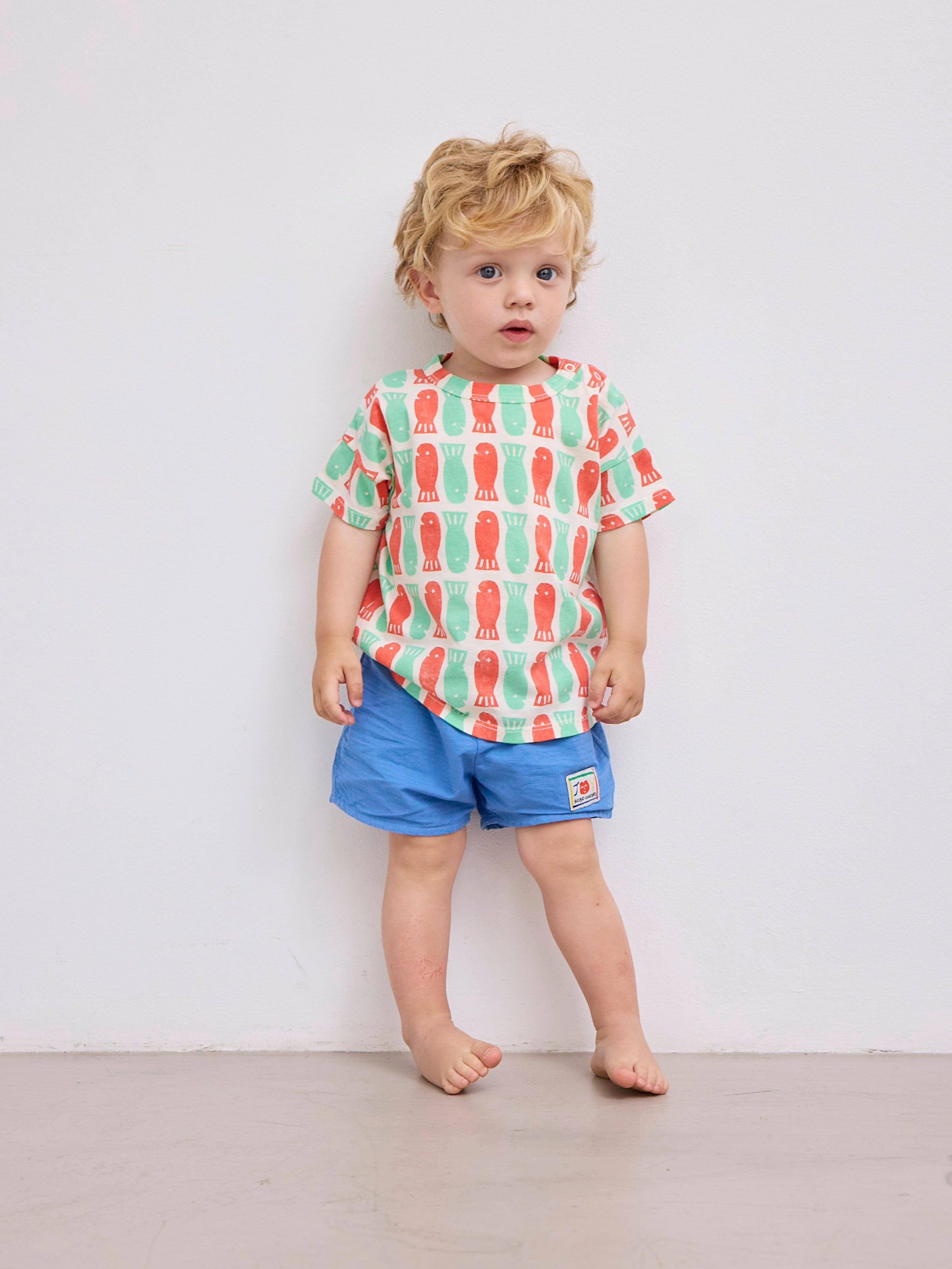 Bobo Choses Lucky Fish All Over T-Shirt - Off White