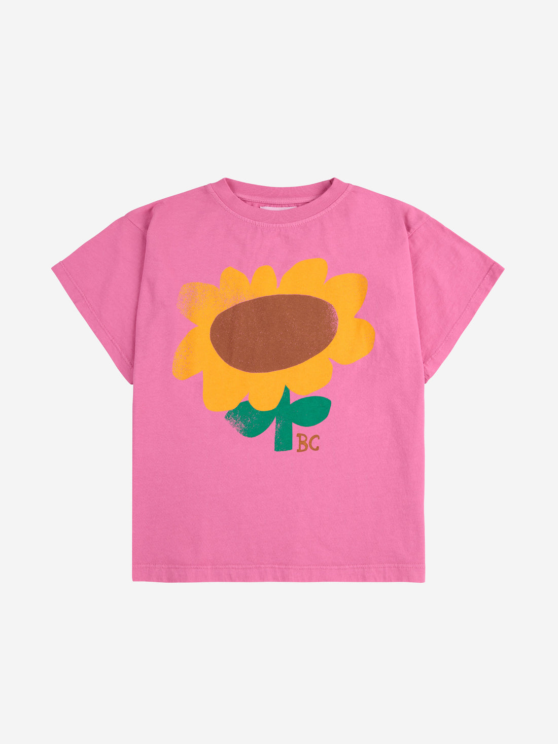 Bobo Choses Sunflowers T-Shirt  - Fuchsia