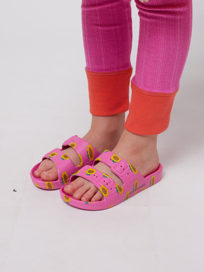 Bobo Choses Sunflower All Over Moses X Bobo Choses - Fuchsia