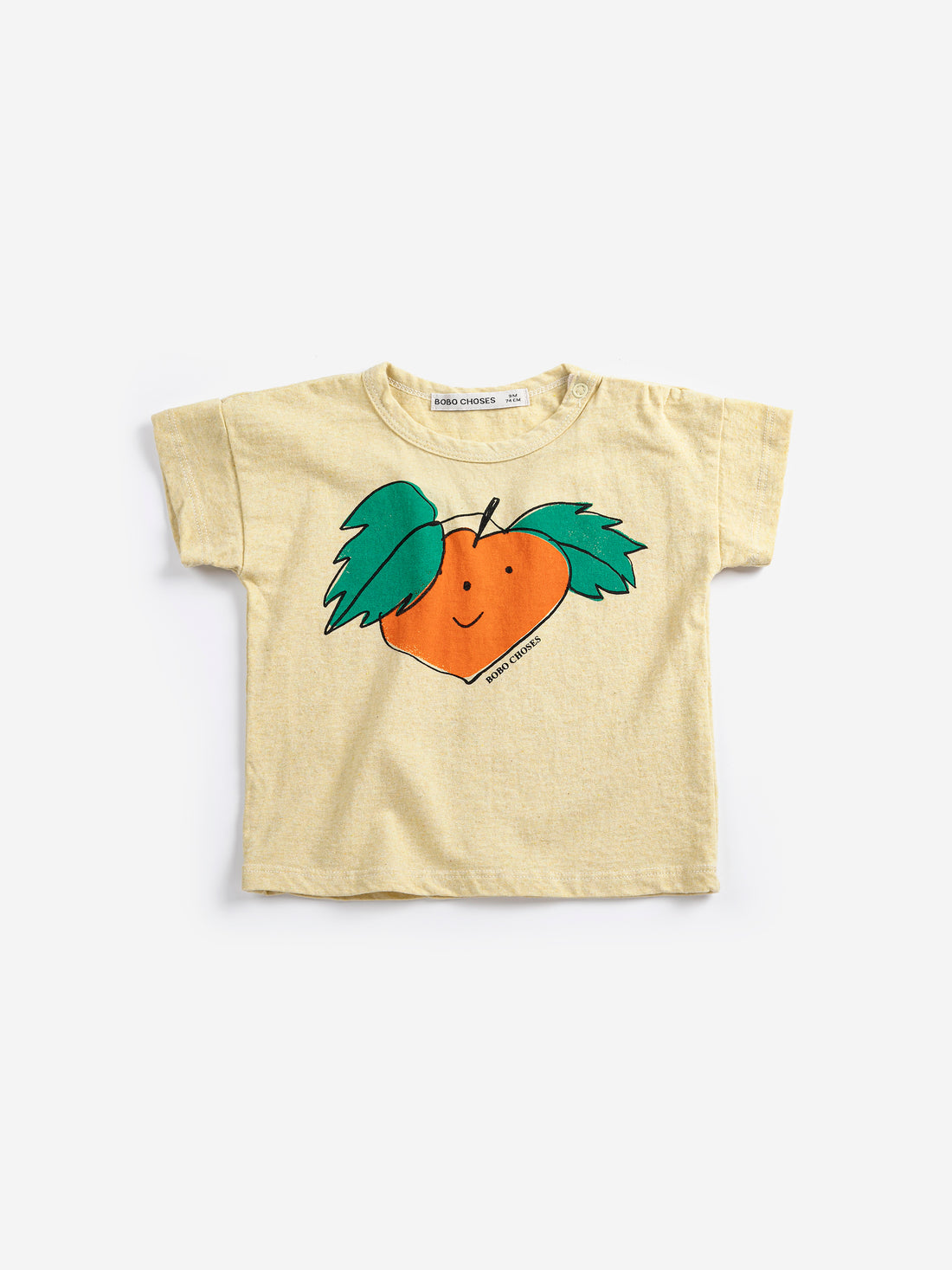 Bobo Choses Baby Curious Turnip T-shirt - Yellow