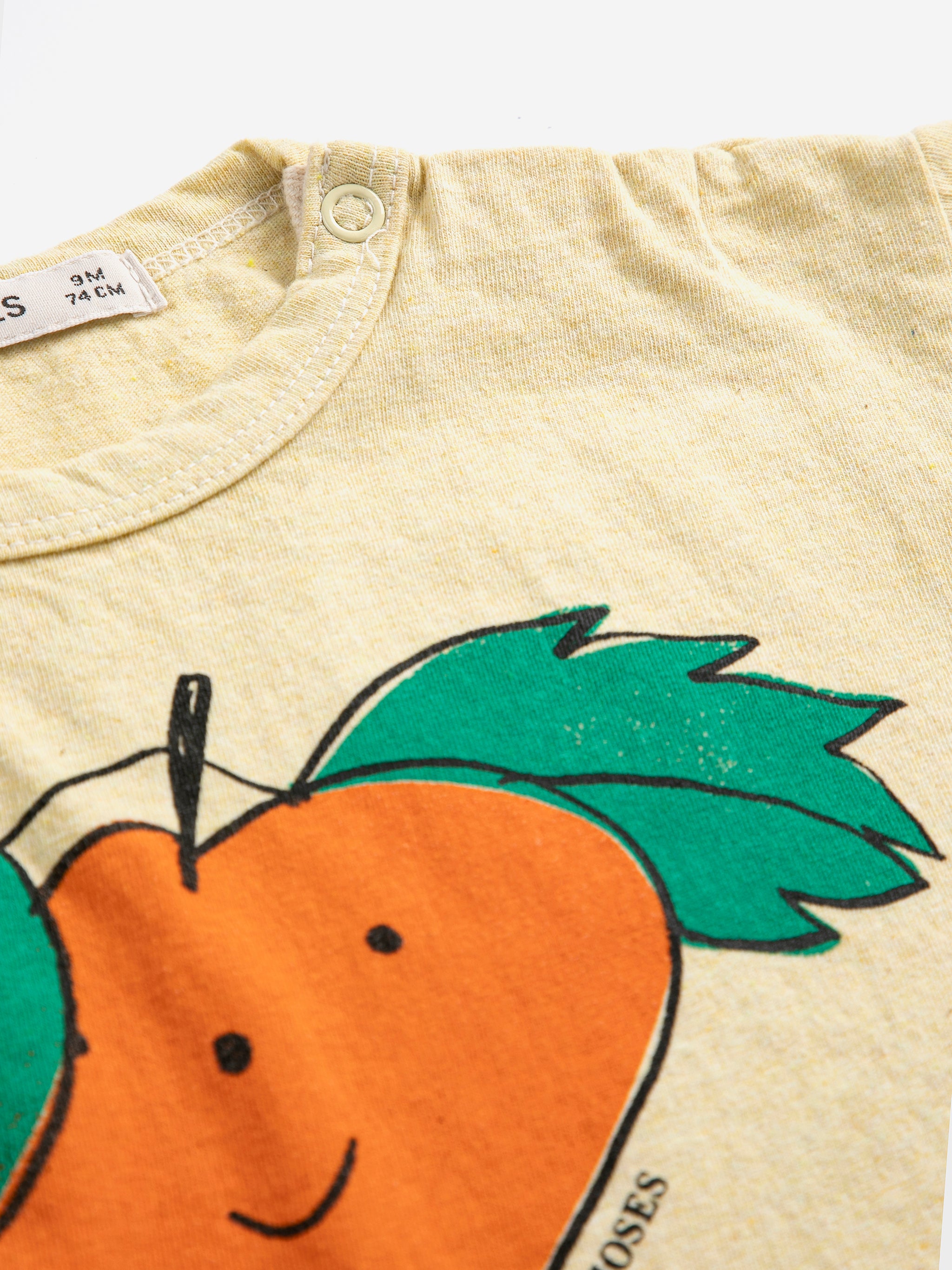 Bobo Choses Baby Curious Turnip T-shirt - Yellow