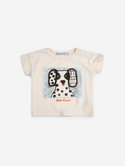 Bobo Choses Baby Van Dog T-shirt - White