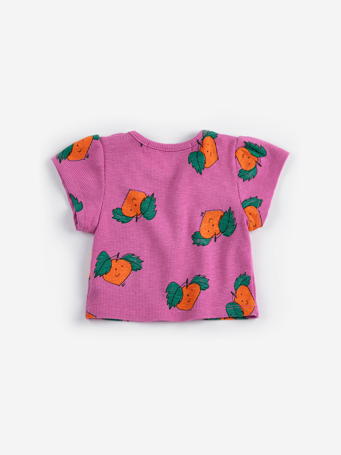Bobo Choses Baby Tangerine All Over T-shirt - Fuchsia