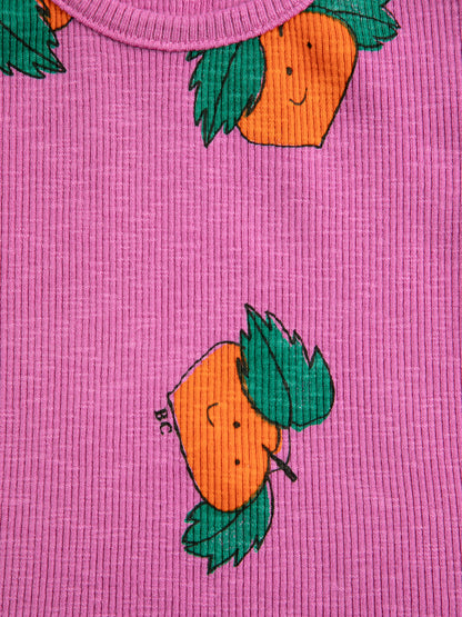 Bobo Choses Baby Tangerine All Over T-shirt - Fuchsia