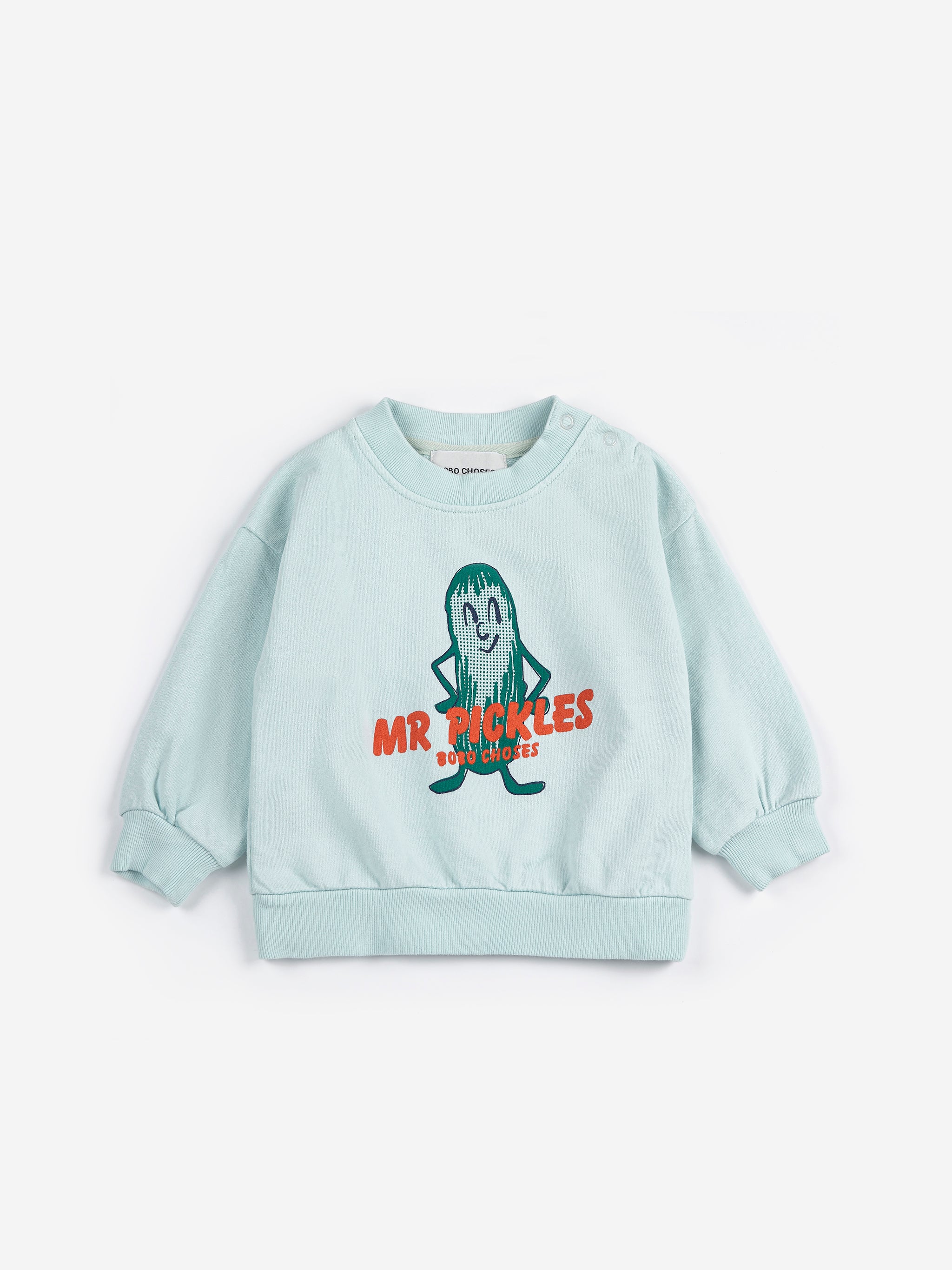 Bobo Choses Baby Mr Pickles Sweatshirt - Light Blue