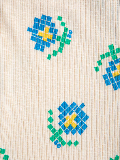 Bobo Choses Pixel Flowers All Over Short Leggings