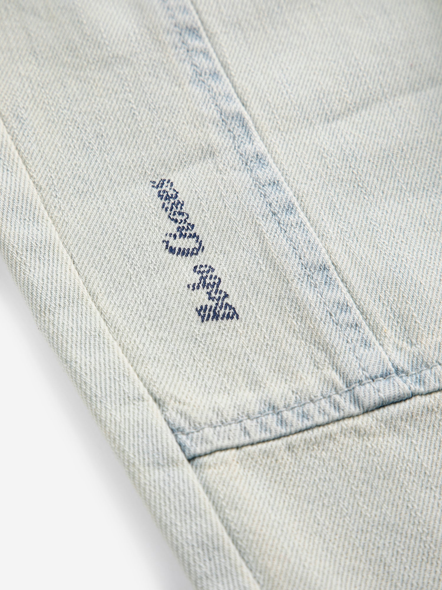 Bobo Choses Bobo Choses Denim Pants - Light Blue