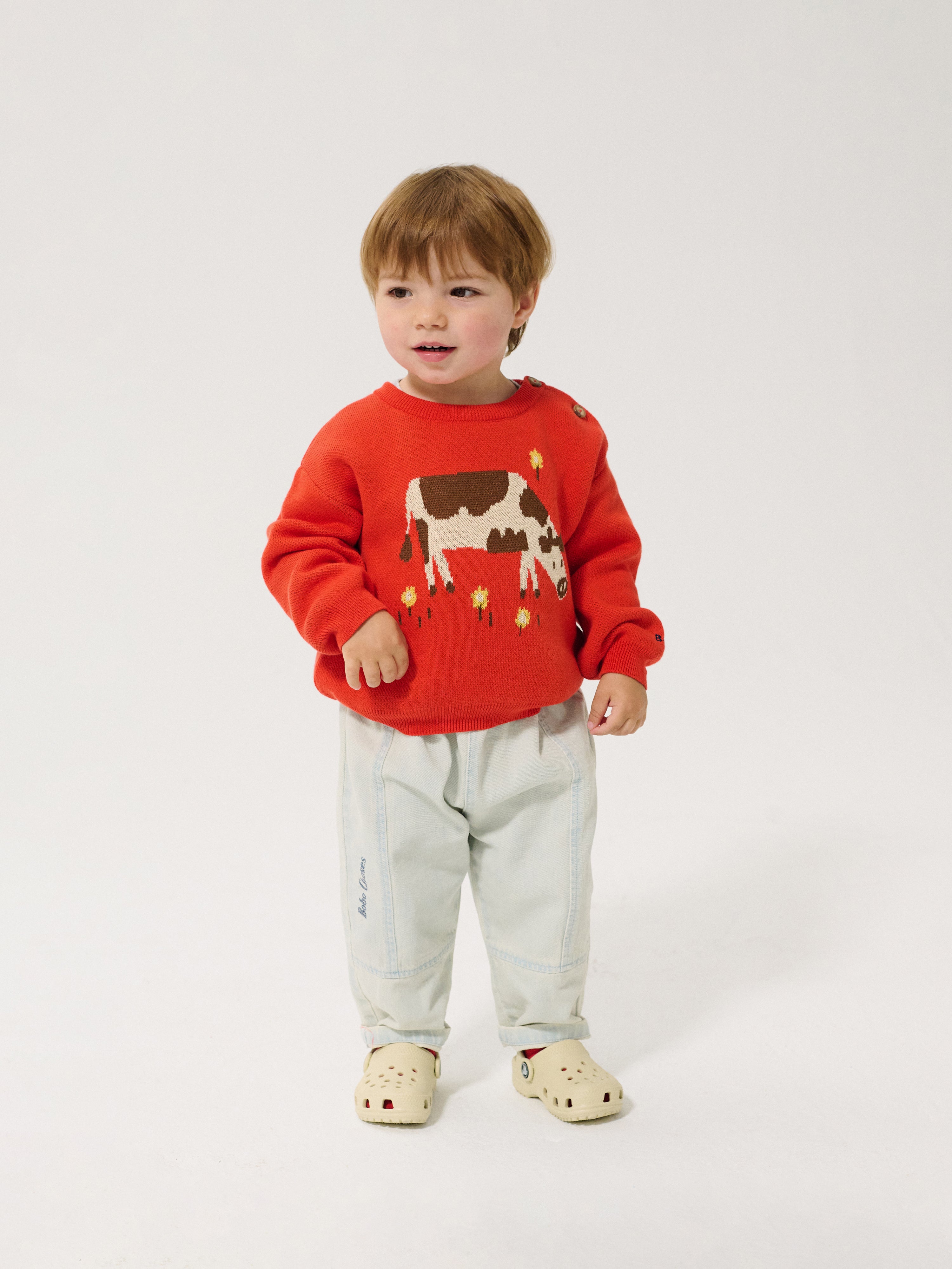 Bobo Choses Bobo Choses Denim Pants - Light Blue
