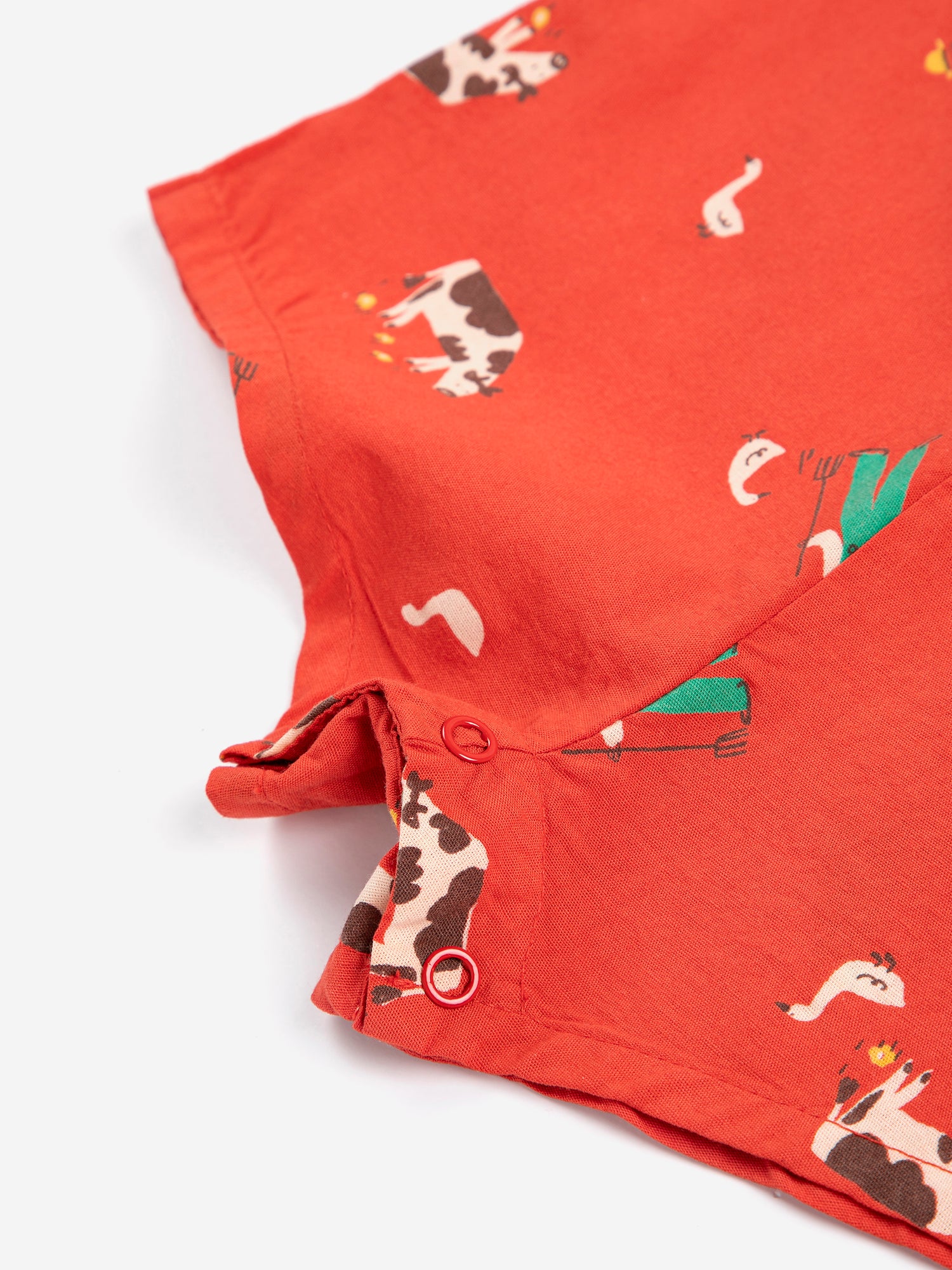 Bobo Choses Baby Farm Adventure All Over Playsuit - Red