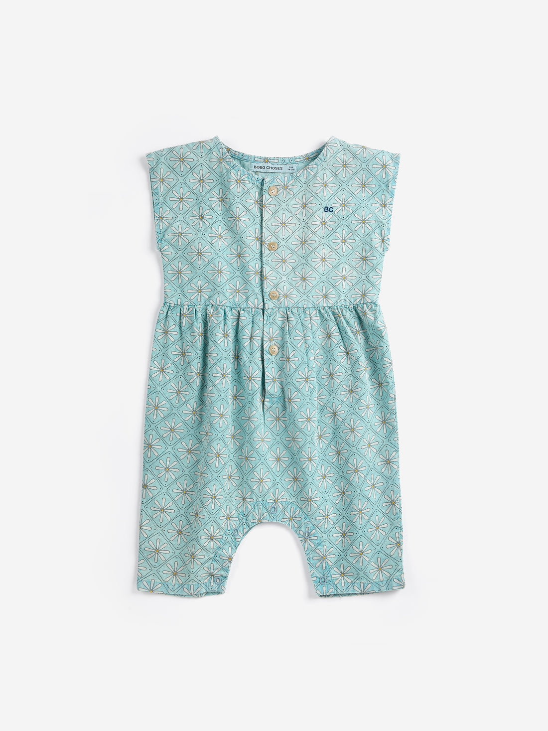 Bobo Choses Daisy Mosaic All Over Woven Overall